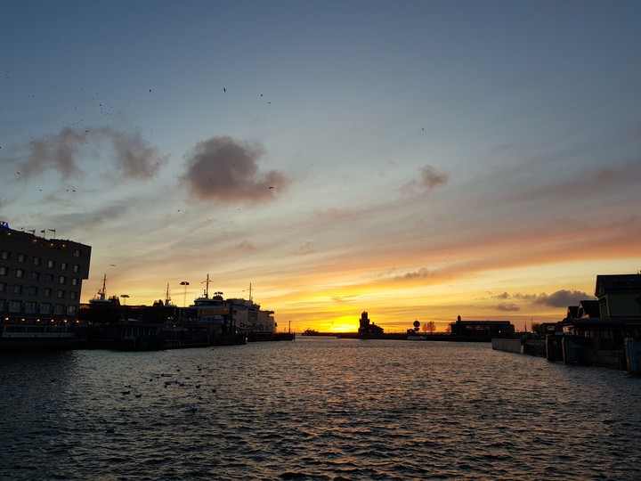 Sunset at Helsingborg