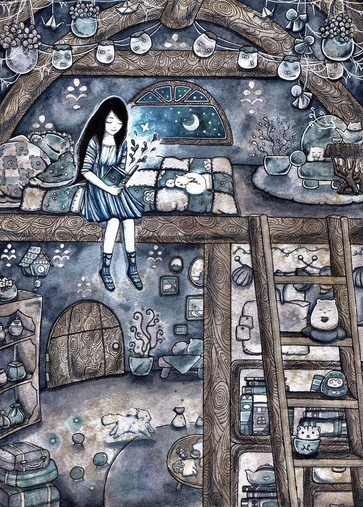 Girl reading