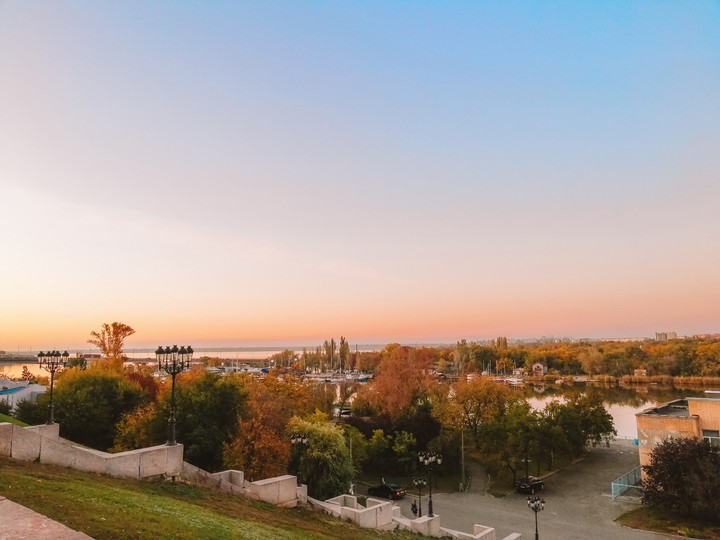 Городской закат