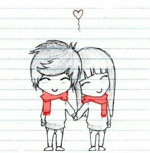 couple drawing