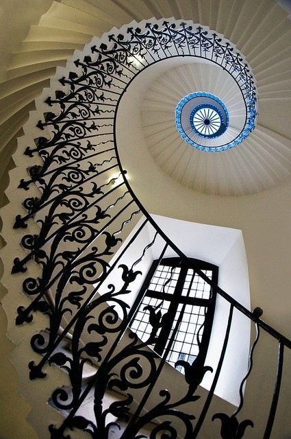 upstairs