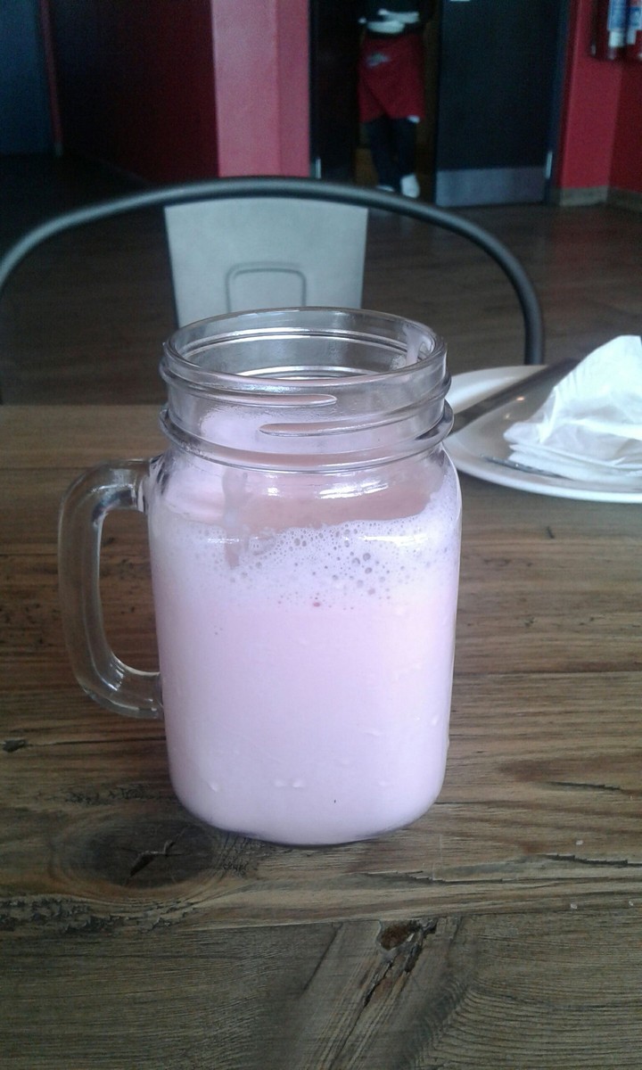 Strawberry milkshake