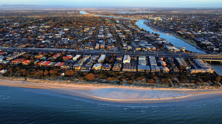 Aerial View Of Bonbeach