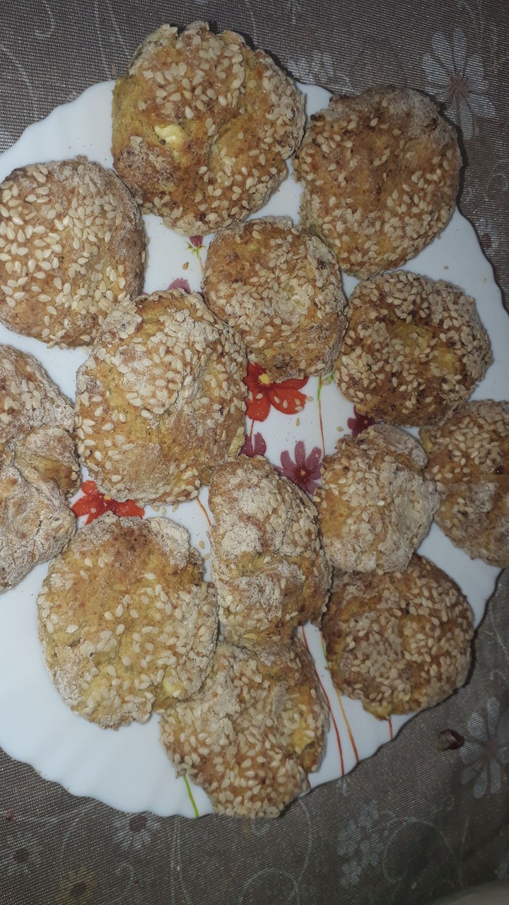 Печенье с кунжутом