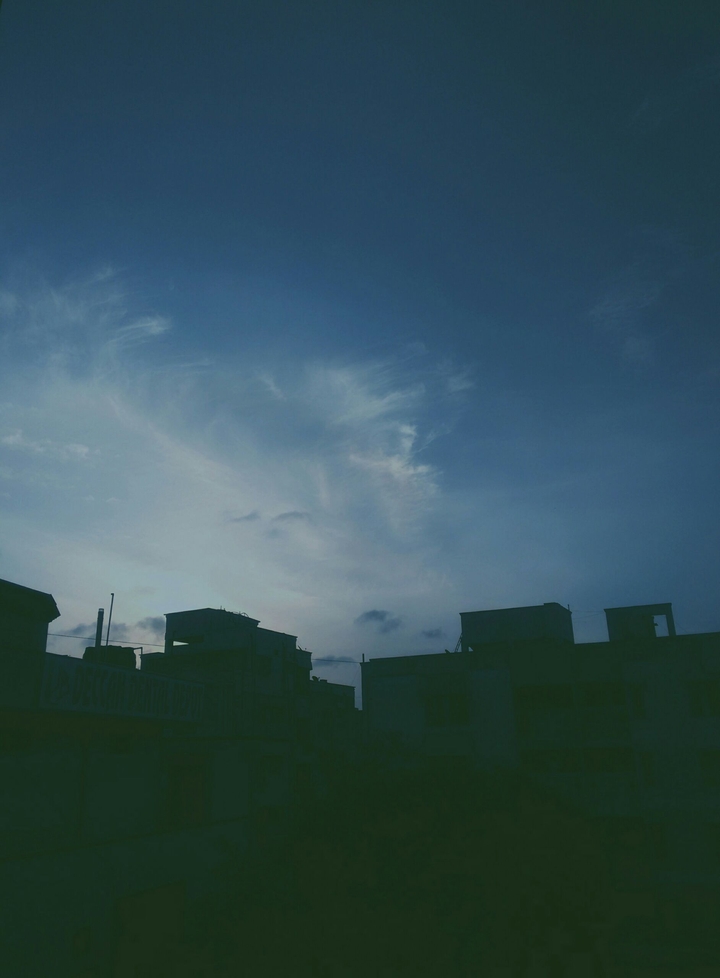blue sky