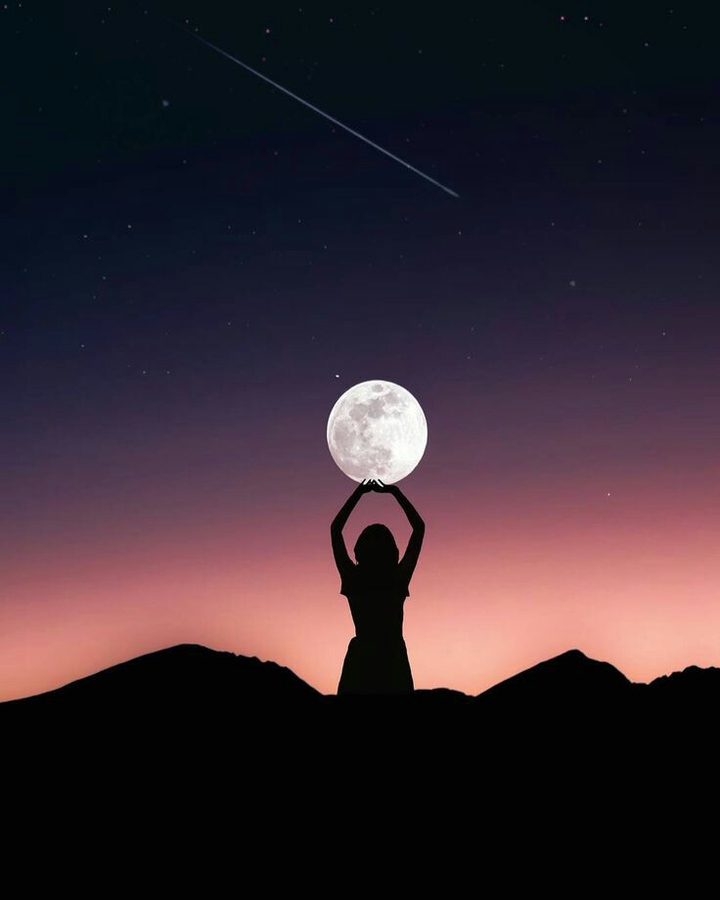 Beneath the ? Moon