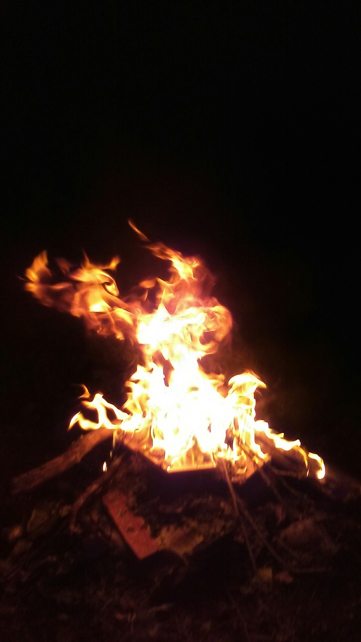 fire on a cold 