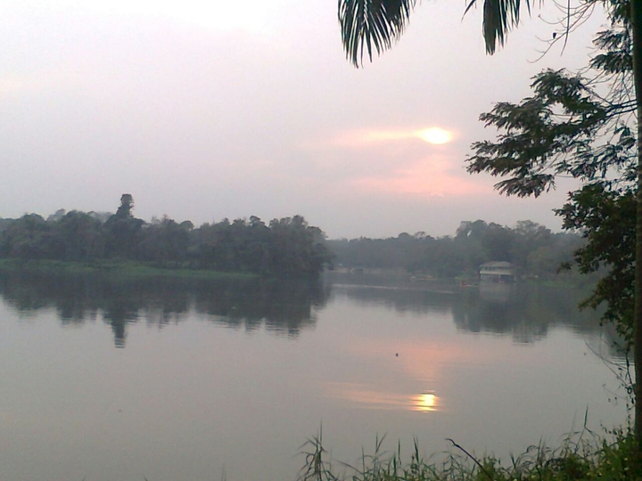 Sun set view