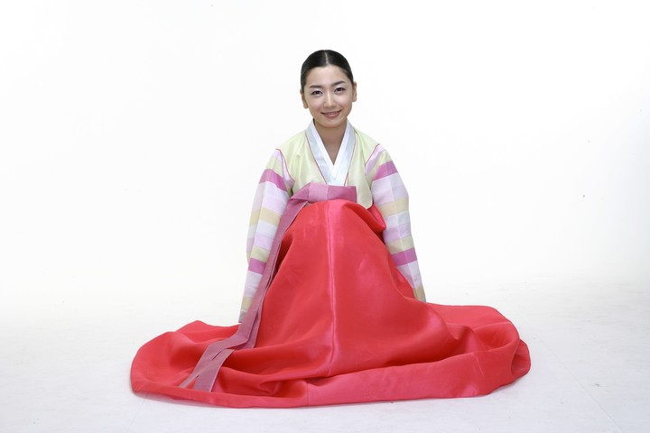 Couple in Korean Dress