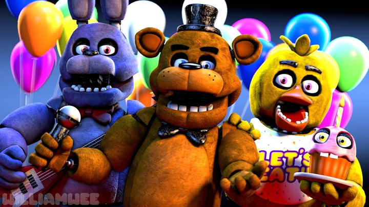 fnaf Freddy Bonnie y chica