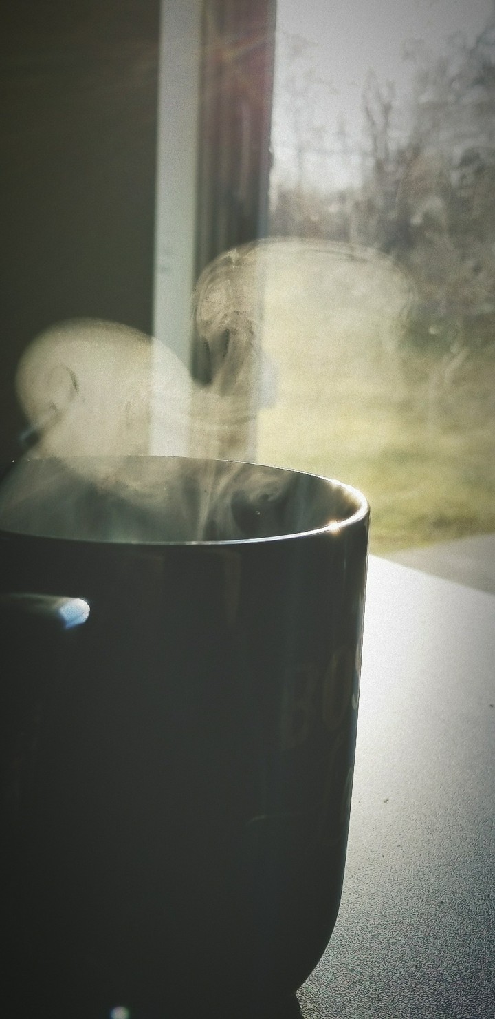 coffee and sunset