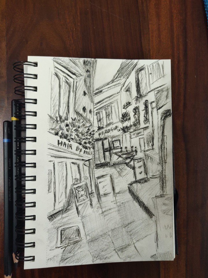 streets in black and white