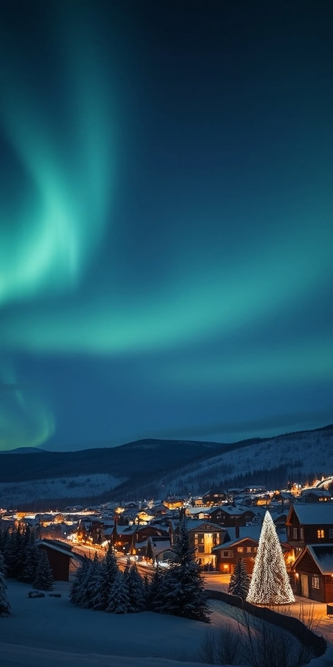 aurora, freezing achtergronden