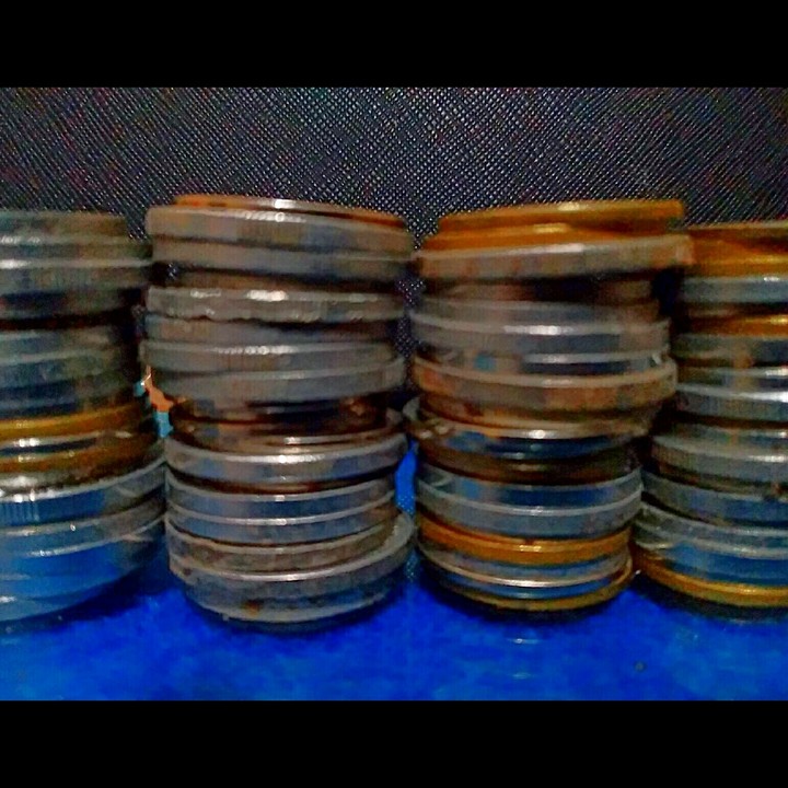 the coins