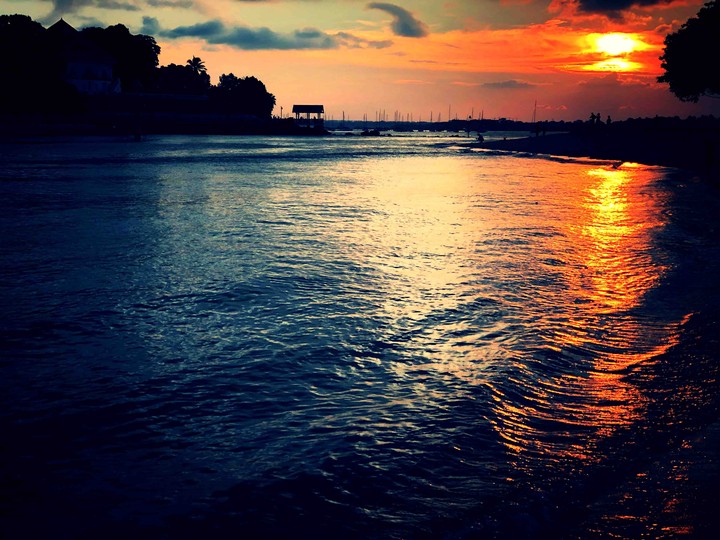 Sunset at the beach