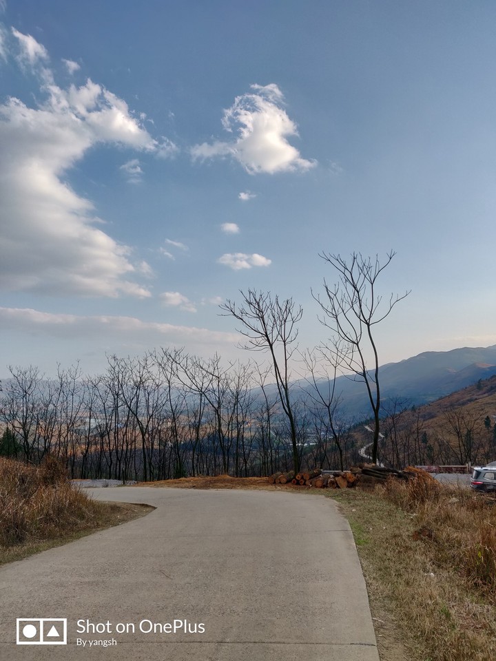 country road.