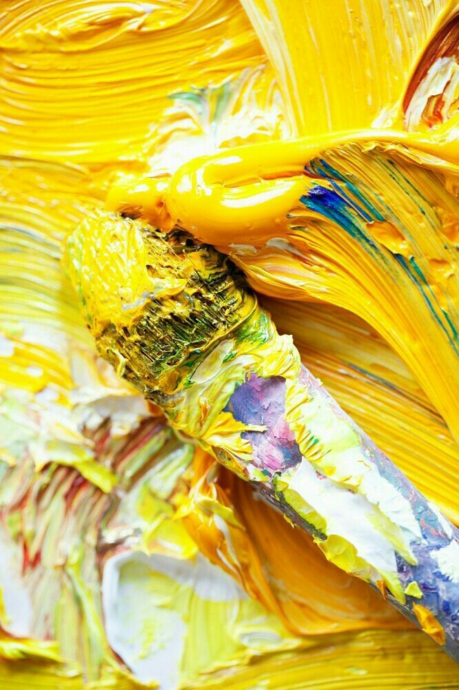 Thick Yellow Paint