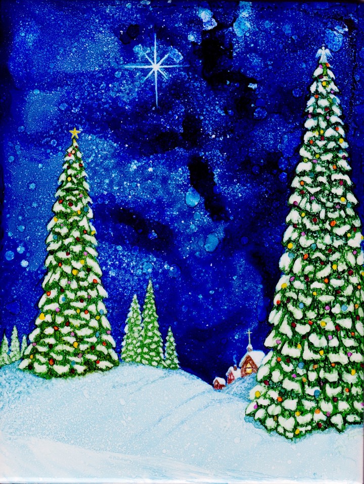 Snowy art work