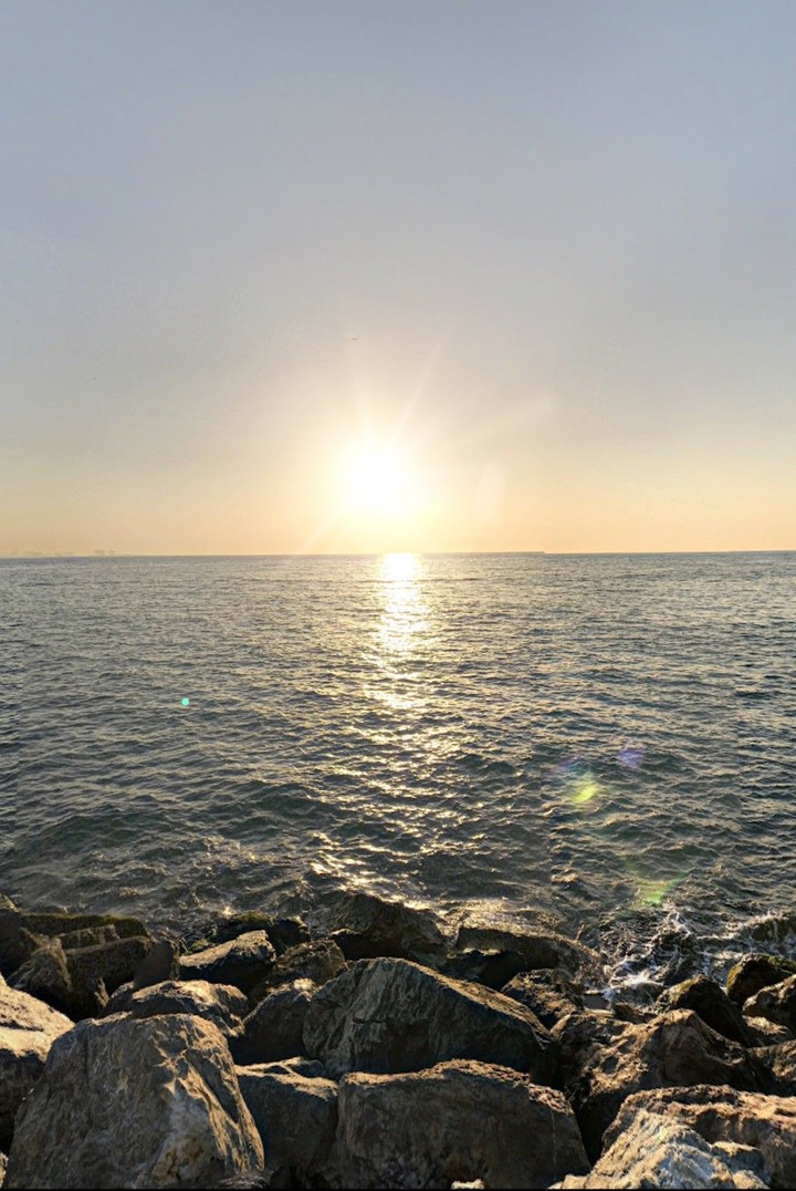 Sunrise by the shore