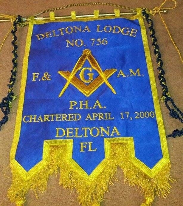 Masonic regalia banner