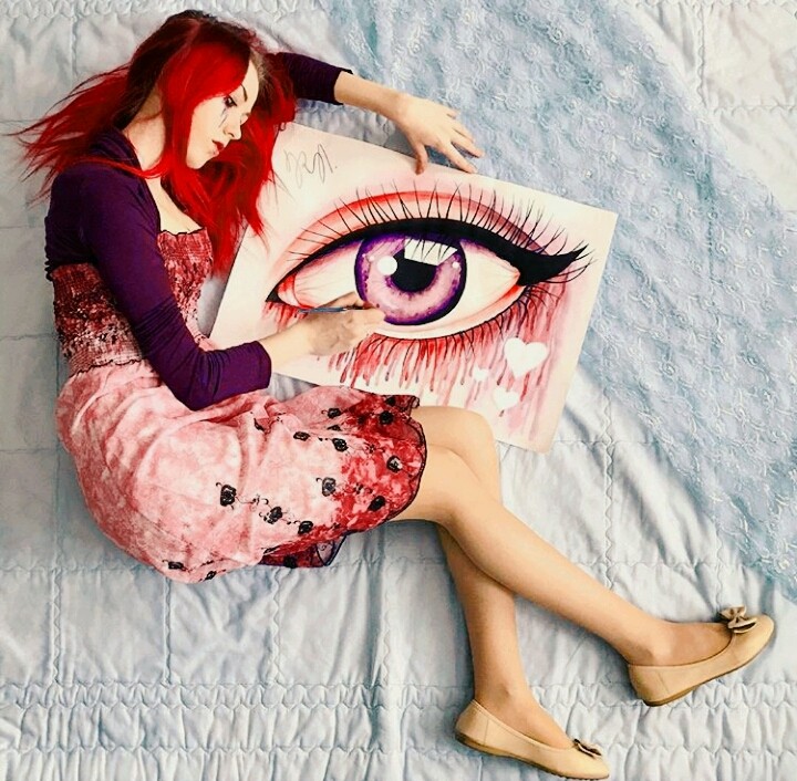 #colours # colourful #eyes #girl 