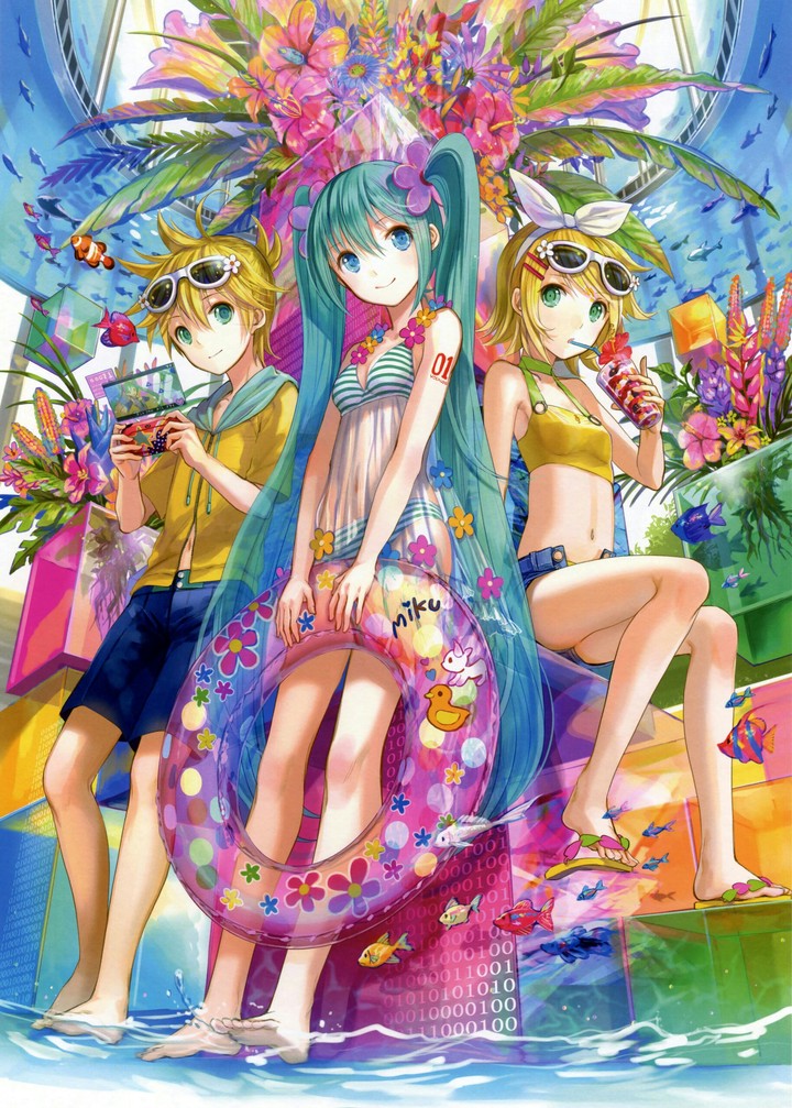 MIKU,LEN AND RIN