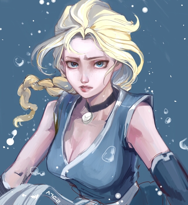 Elsa waterbending