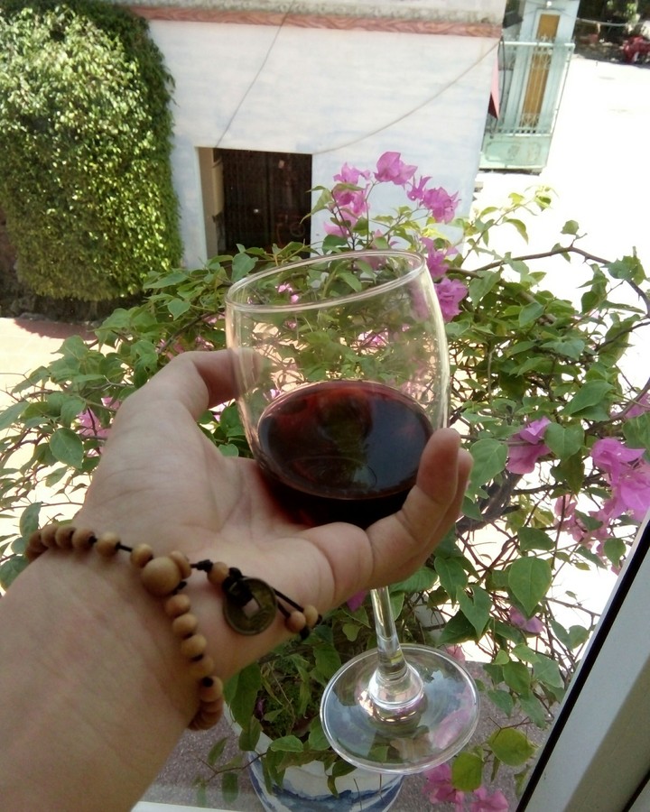 just some wine