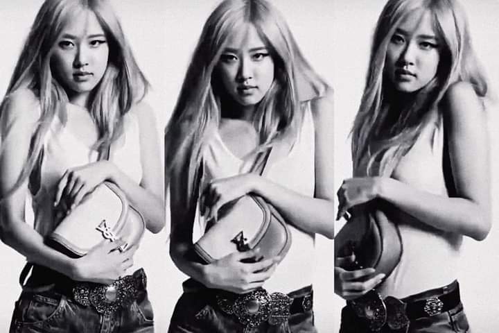 201202 ROSÉ X Saint Laurent (4)