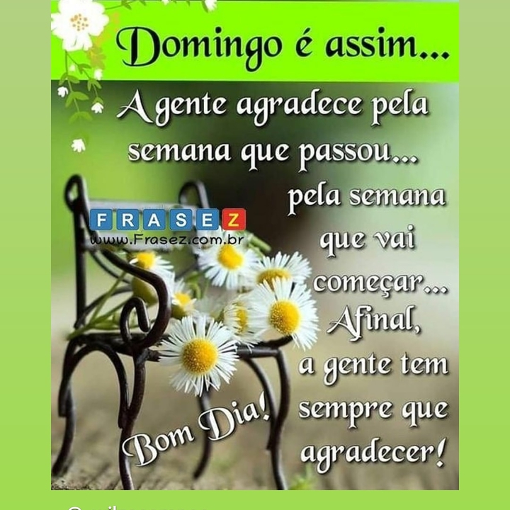 Feliz domingo ?
