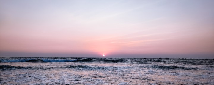 Sunset at Calangute Beach, Goa, India