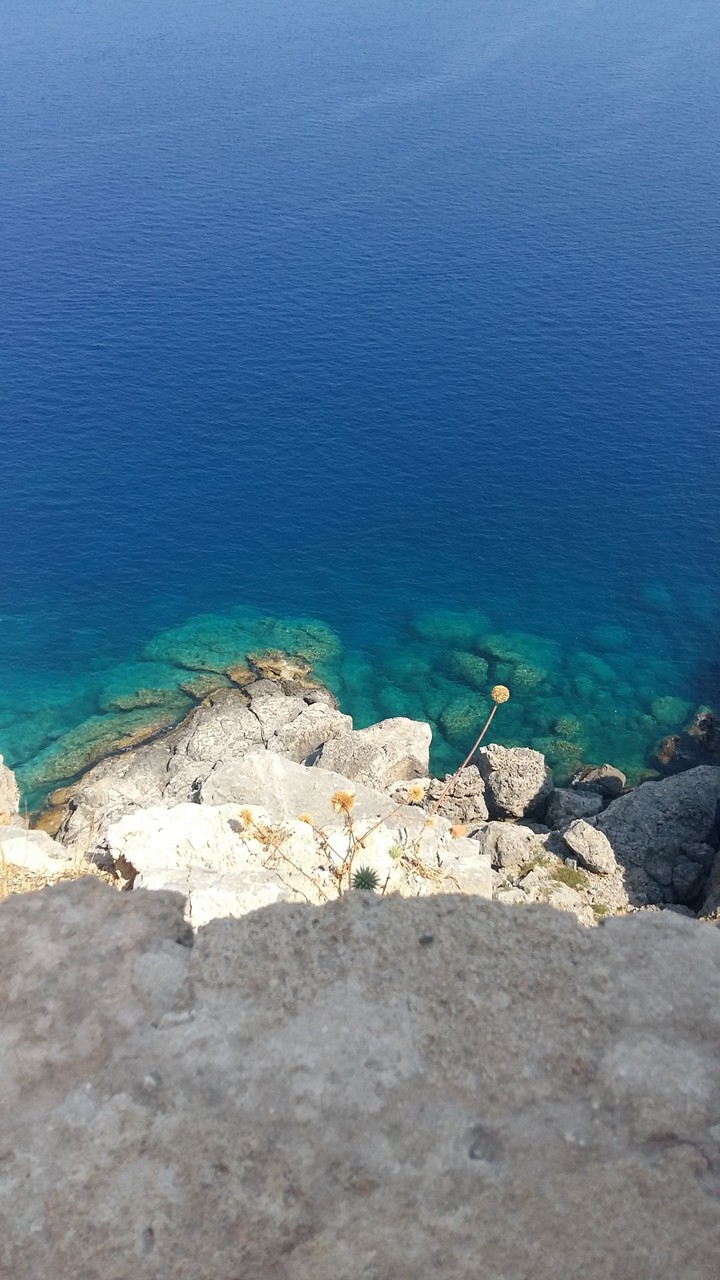 Blue water