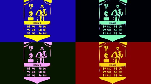 pop art higuain fifa 17