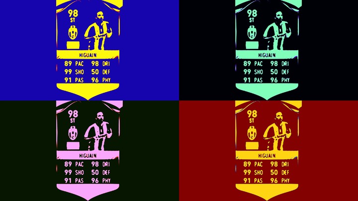 pop art higuain fifa 17