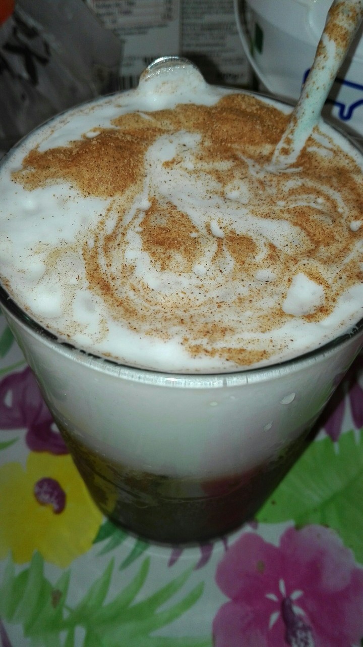 my coffee with cinnamon