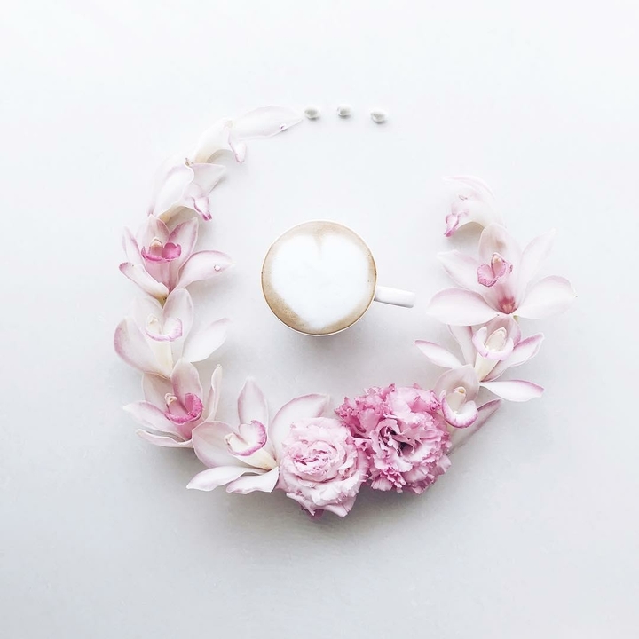 coffee and flowers ❤️