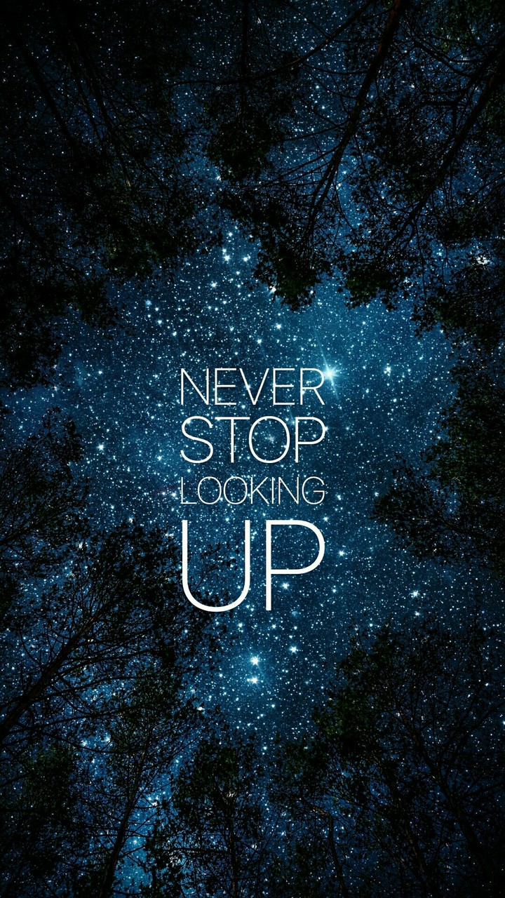 look up