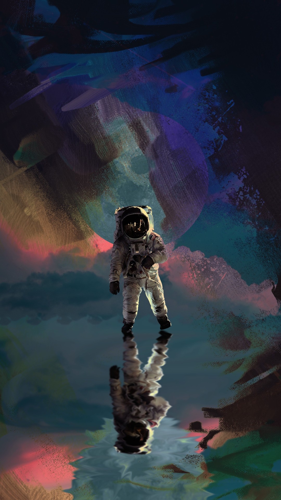 обои animation, astronaut