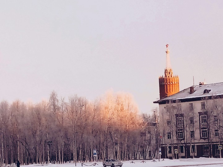зима