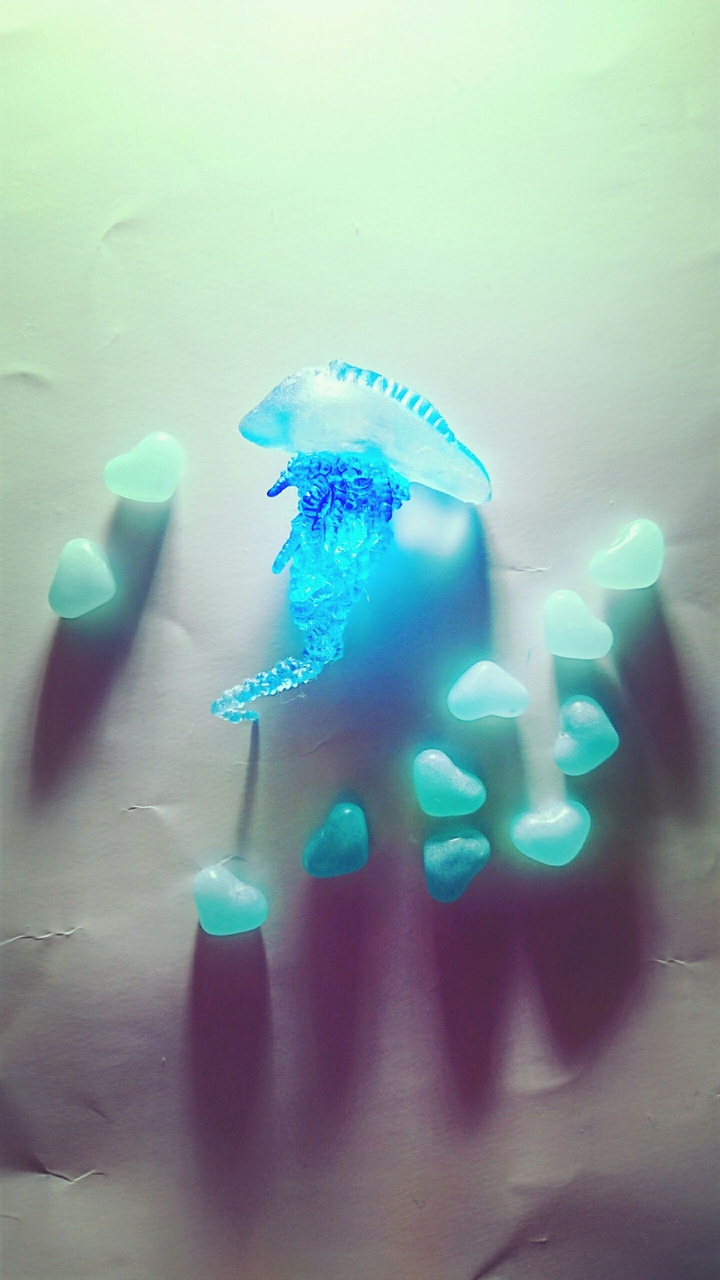 Blue jelly
