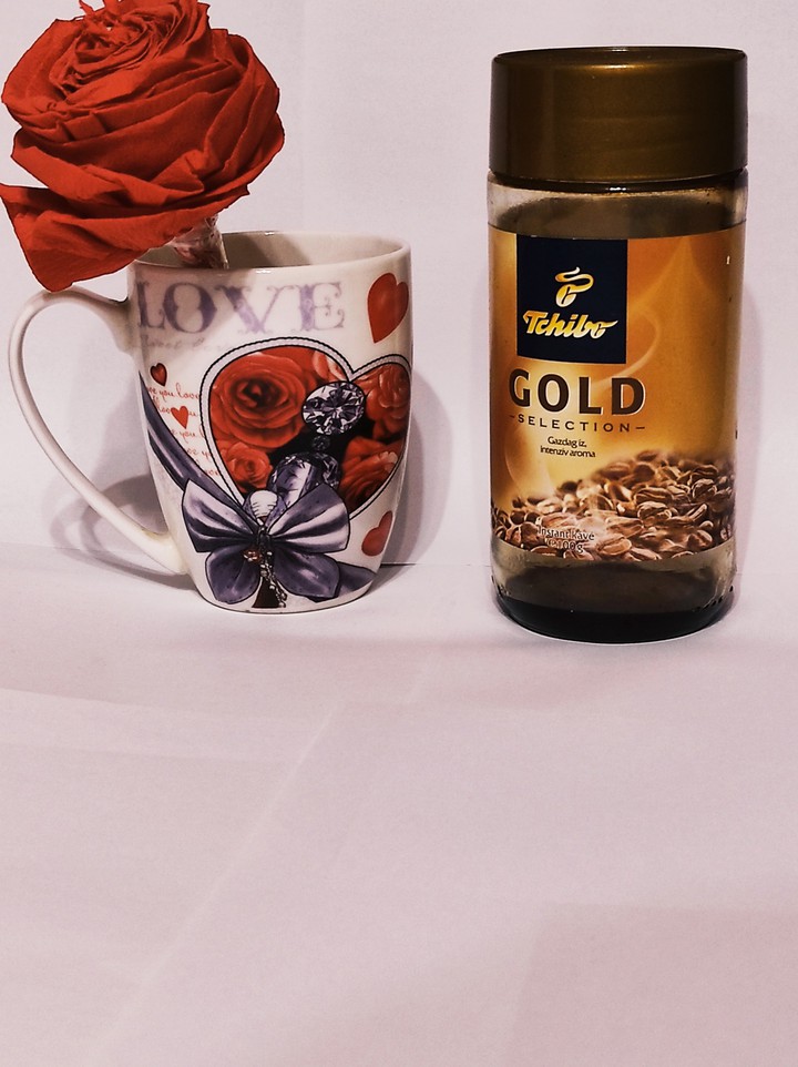 coffee cup with flower