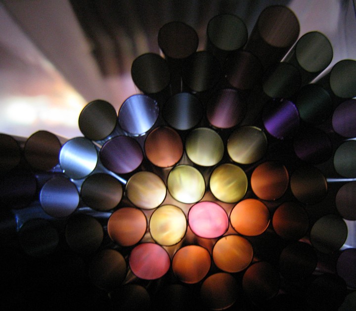 colourful straws