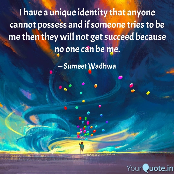 No One Can Be Me