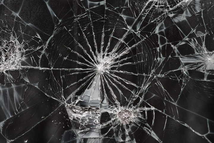 Glass Cracks Splinters Broken