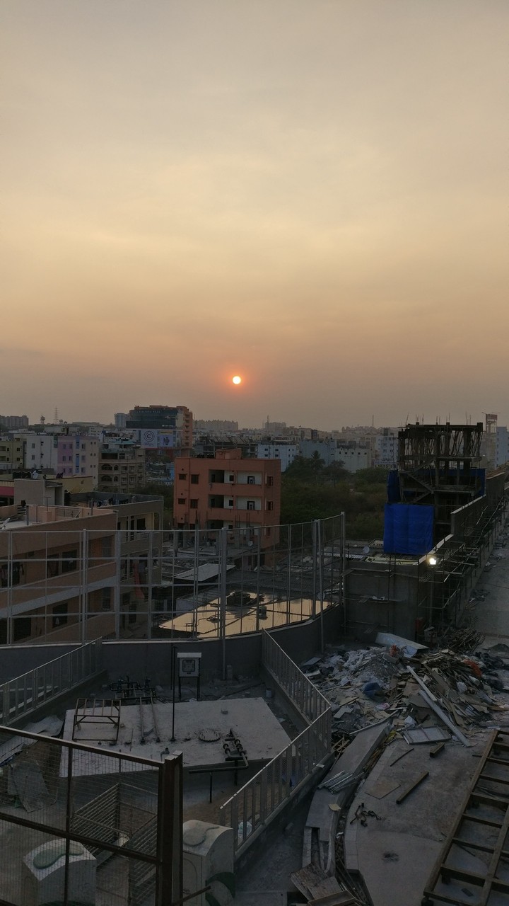 Urban sunset