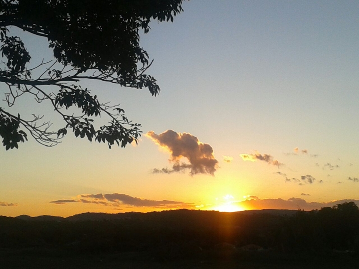 Por do sol 
