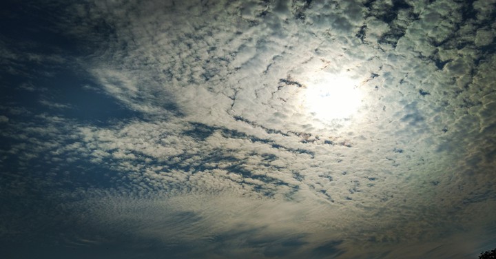Sun in the cloud