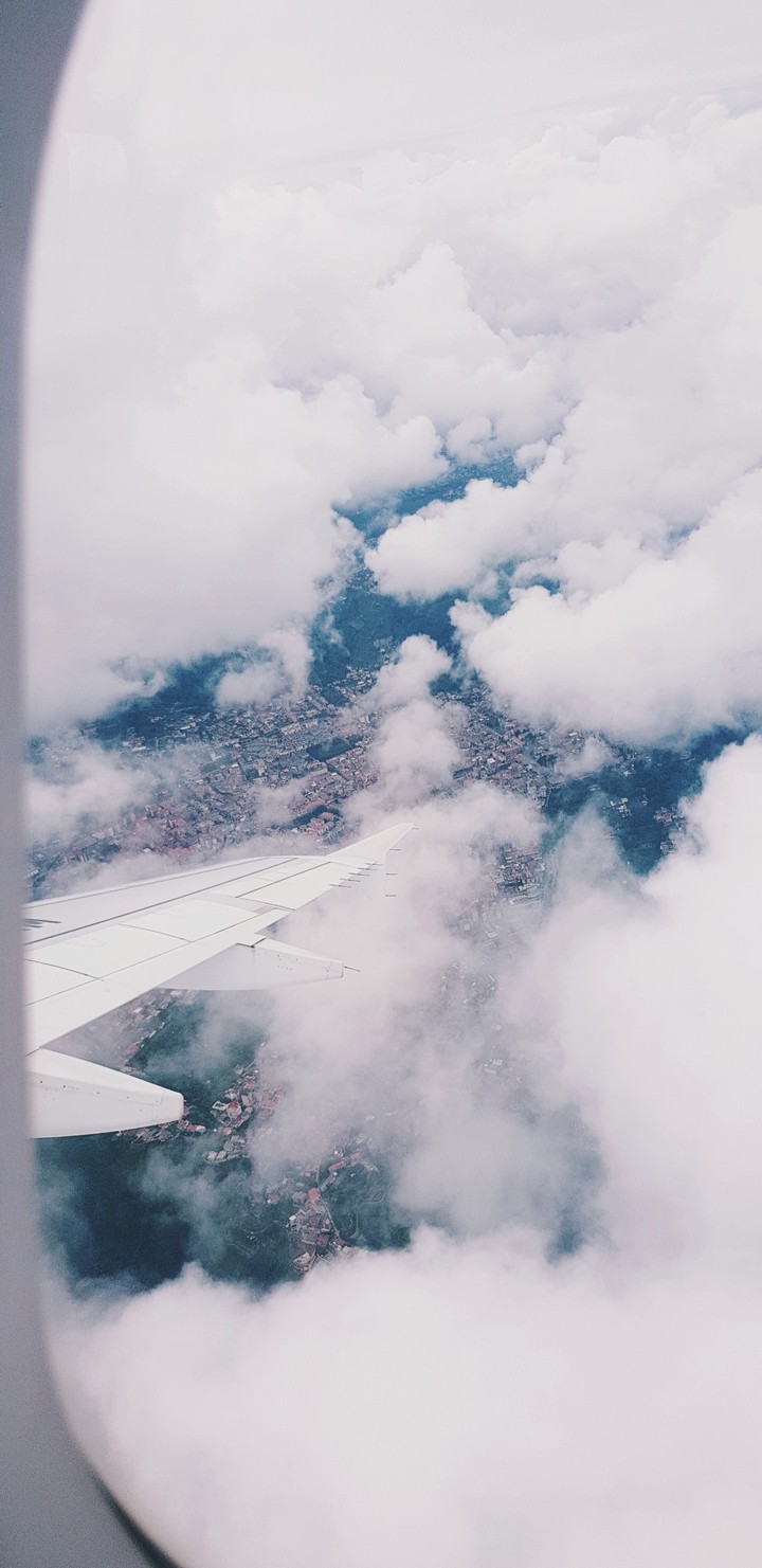 In the clouds