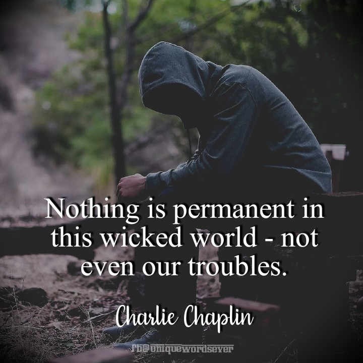 Nothing is permanent