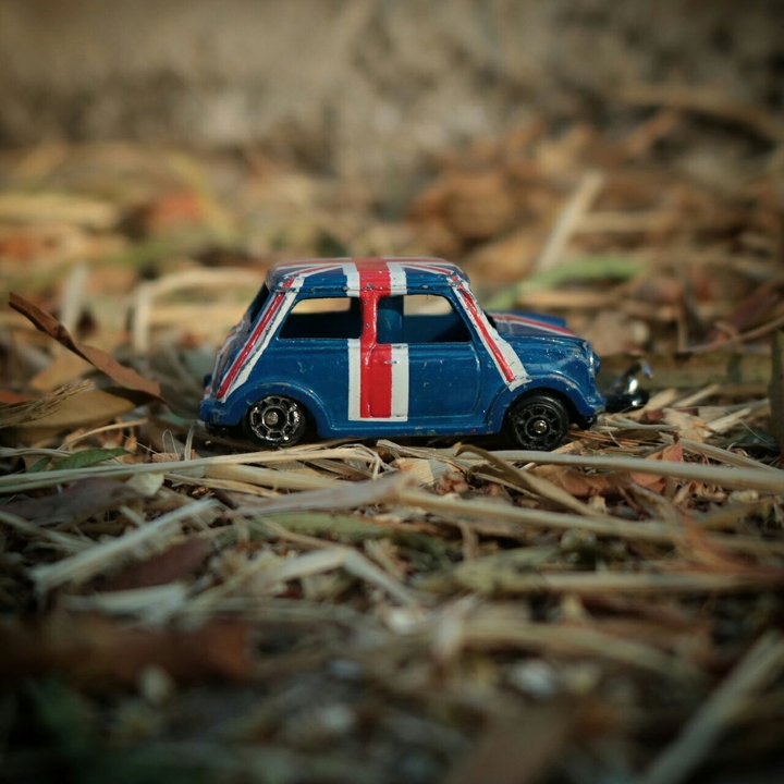toy car in real world ,photography